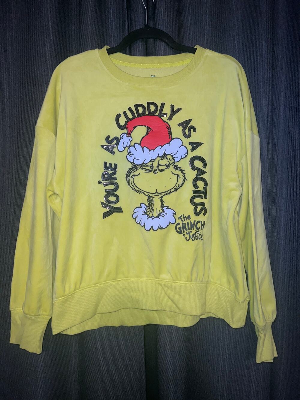 Ugly Christmas Sweater Xmas Sweatshirt Crewneck Size XL Grinch